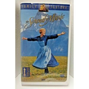 The Sound of Music VHS Family Feature Film Starring Julie Andrews Vintage Movie
